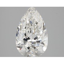 Lab Created 2.68 Carat F-VVS2 Pear Shaped Diamond Lab Created 2.68 Carat F-VVS2 Pear Shaped Diamond