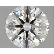 Lab Created 2.36 Carat E-VS1 Round Diamond