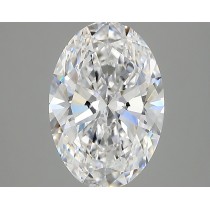Lab Created 3.00 Carat D-VS1 Oval Diamond Lab Created 3.00 Carat D-VS1 Oval Diamond