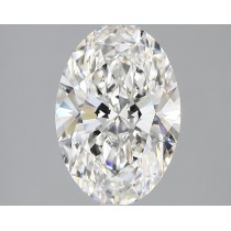 Lab Created 3.13 Carat E-VS1 Oval Diamond