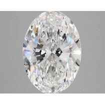 Lab Created 3.22 Carat D-VS1 Oval Diamond Lab Created 3.22 Carat D-VS1 Oval Diamond