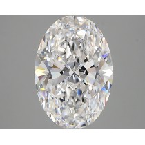 Lab Created 3.45 Carat E-VVS2 Oval Diamond Lab Created 3.45 Carat E-VVS2 Oval Diamond