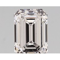 Lab Created 1.09 Carat D-VS1 Emerald Cut Diamond Lab Created 1.09 Carat D-VS1 Emerald Cut Diamond