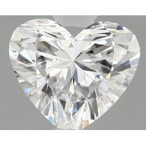 Lab Created 1.20 Carat D-VVS2 Heart Shaped Diamond