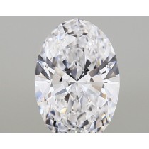Lab Created 1.65 Carat D-VS1 Oval Diamond