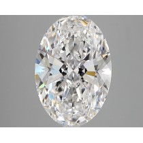 Lab Created 3.30 Carat D-VS1 Oval Diamond