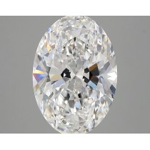 Lab Created 3.13 Carat D-VS1 Oval Diamond