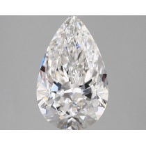 Lab Created 2.95 Carat E-VS1 Pear Shaped Diamond Lab Created 2.95 Carat E-VS1 Pear Shaped Diamond