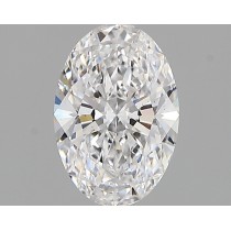 Lab Created 1.14 Carat D-VS1 Oval Diamond