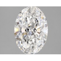 Lab Created 3.16 Carat D-VS1 Oval Diamond Lab Created 3.16 Carat D-VS1 Oval Diamond