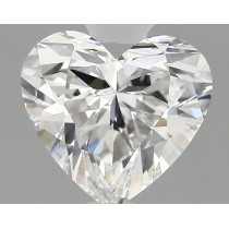 Lab Created 1.35 Carat E-VVS2 Heart Shaped Diamond