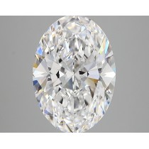 Lab Created 3.61 Carat D-VS1 Oval Diamond