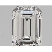 Lab Created 1.29 Carat D-VVS2 Emerald Cut Diamond