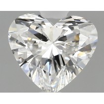 Lab Created 1.35 Carat D-VS1 Heart Shaped Diamond