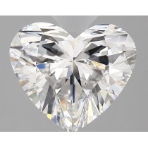 Lab Created 2.83 Carat E-VS1 Heart Shaped Diamond Lab Created 2.83 Carat E-VS1 Heart Shaped Diamond