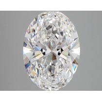 Lab Created 3.45 Carat D-VS1 Oval Diamond Lab Created 3.45 Carat D-VS1 Oval Diamond