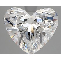 Lab Created 2.76 Carat E-VVS2 Heart Shaped Diamond Lab Created 2.76 Carat E-VVS2 Heart Shaped Diamond