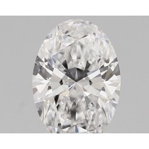 Lab Created 1.32 Carat D-VVS2 Oval Diamond