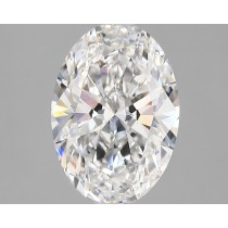 Lab Created 2.69 Carat E-VS1 Oval Diamond Lab Created 2.69 Carat E-VS1 Oval Diamond