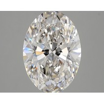 Lab Created 2.35 Carat F-VS1 Oval Diamond