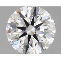 Lab Created 2.27 Carat D-VVS2 Round Diamond