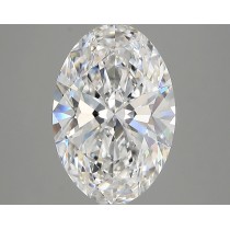Lab Created 3.00 Carat D-VS1 Oval Diamond