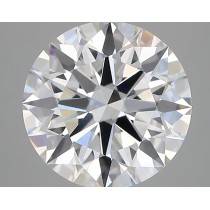 Lab Created 3.61 Carat D-VVS2 Round Diamond