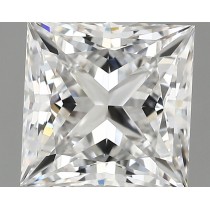 Lab Created 1.51 Carat D-VVS2 Princess Cut Diamond