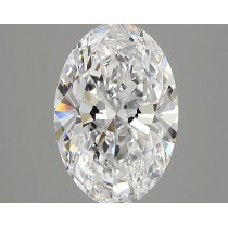 Lab Created 2.36 Carat D-VVS2 Oval Diamond Lab Created 2.36 Carat D-VVS2 Oval Diamond