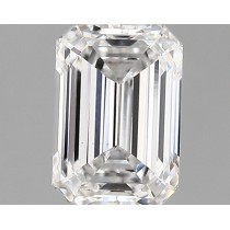 Lab Created 1.65 Carat D-VS1 Emerald Cut Diamond