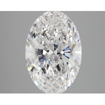 Lab Created 3.16 Carat D-VS1 Oval Diamond Lab Created 3.16 Carat D-VS1 Oval Diamond