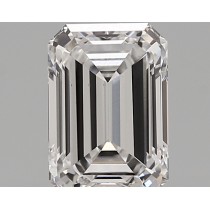 Lab Created 1.66 Carat D-VVS2 Emerald Cut Diamond Lab Created 1.66 Carat D-VVS2 Emerald Cut Diamond