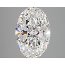 Lab Created 3.63 Carat E-VVS2 Oval Diamond Lab Created 3.63 Carat E-VVS2 Oval Diamond