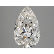 Lab Created 2.85 Carat G-VS1 Pear Shaped Diamond