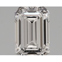 Lab Created 1.66 Carat D-VS1 Emerald Cut Diamond Lab Created 1.66 Carat D-VS1 Emerald Cut Diamond