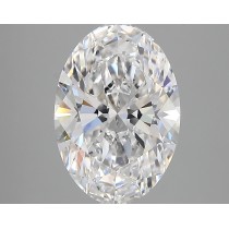 Lab Created 3.10 Carat D-VS1 Oval Diamond Lab Created 3.10 Carat D-VS1 Oval Diamond
