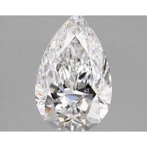 Lab Created 2.45 Carat D-VVS2 Pear Shaped Diamond