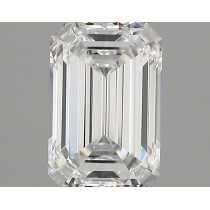 Lab Created 1.59 Carat D-VS1 Emerald Cut Diamond
