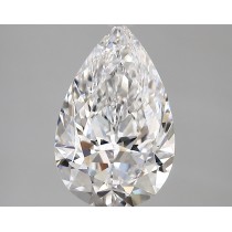Lab Created 3.21 Carat D-VS1 Pear Shaped Diamond