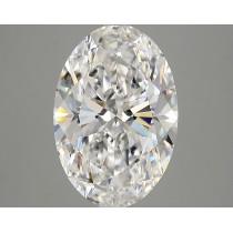 Lab Created 3.76 Carat D-VVS2 Oval Diamond Lab Created 3.76 Carat D-VVS2 Oval Diamond