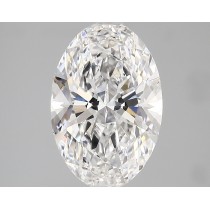 Lab Created 3.33 Carat D-VS1 Oval Diamond Lab Created 3.33 Carat D-VS1 Oval Diamond