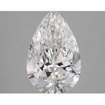 Lab Created 2.42 Carat D-VS1 Pear Shaped Diamond Lab Created 2.42 Carat D-VS1 Pear Shaped Diamond