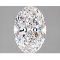 Lab Created 3.22 Carat D-VS1 Oval Diamond Lab Created 3.22 Carat D-VS1 Oval Diamond