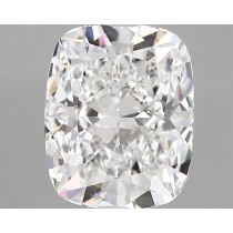 Lab Created 3.01 Carat D-VVS2 Cushion Cut Diamond Lab Created 3.01 Carat D-VVS2 Cushion Cut Diamond
