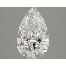 Lab Created 2.02 Carat D-VS1 Pear Shaped Diamond