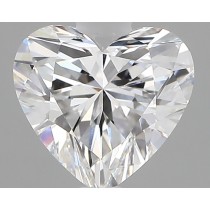 Lab Created 1.62 Carat D-VVS2 Heart Shaped Diamond