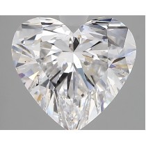 Lab Created 2.85 Carat D-VS2 Heart Shaped Diamond Lab Created 2.85 Carat D-VS2 Heart Shaped Diamond