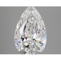 Lab Created 3.62 Carat E-VVS2 Pear Shaped Diamond Lab Created 3.62 Carat E-VVS2 Pear Shaped Diamond