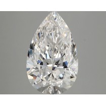 Lab Created 2.94 Carat E-VS1 Pear Shaped Diamond Lab Created 2.94 Carat E-VS1 Pear Shaped Diamond