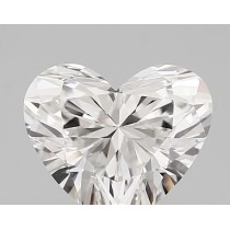 Lab Created 1.73 Carat D-VVS2 Heart Shaped Diamond